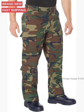 Vintage Paratrooper Cargo Pants Tactical Outdoor Comfortable Casual